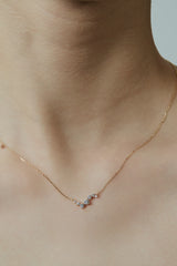 Lapse Diamond Wave Necklace - PRMAL