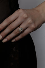 5ct Chandelier Cushion Diamond Ring - PRMAL