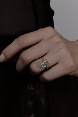 5ct Chandelier Cushion Diamond Ring - PRMAL