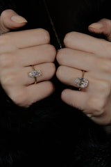 5ct Chandelier Cushion Diamond Ring - PRMAL