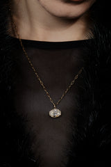 3ct Oval Diamond Charm - PRMAL