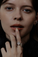5ct Chandelier Cushion Diamond Ring - PRMAL