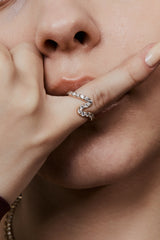 Sync Wave Pinky Ring - PRMAL