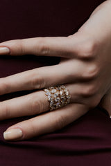 Marquise Half Eternity Ring - PRMAL
