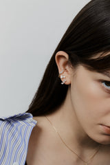Trio Pear Stud Earring - PRMAL