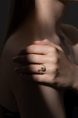 Massive 1ct Oval Wave Ring - PRMAL