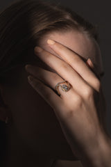 Massive 1ct Oval Wave Ring - PRMAL