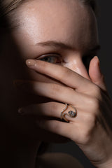 Massive 1ct Oval Wave Ring - PRMAL
