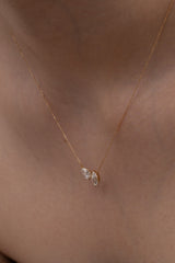 Pear Marquise Duo Necklace - PRMAL
