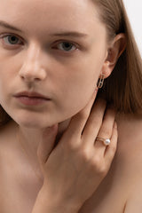 Pearl Double Oval Ring - PRMAL