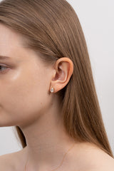 Facet 1ct Pear Stud - PRMAL