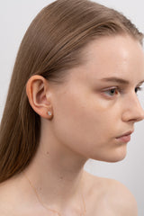 Facet 0.5ct Pear Stud - PRMAL