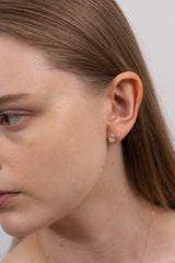 Facet 1ct Oval Stud - PRMAL