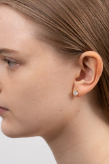 Facet 1ct Round Stud - PRMAL