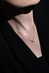 Drop Twin Pearl Necklace - PRMAL