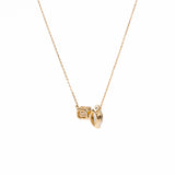 Marquise Emerald Duo Necklace - PRMAL