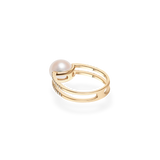 Pearl Double Oval Ring - PRMAL