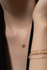 Drop Twin Pearl Necklace - PRMAL