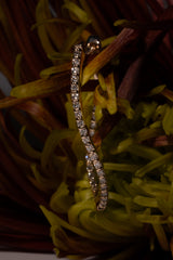 Wave Hoop Earring M - PRMAL