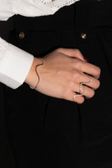Massive Wave Double Finger Ring - PRMAL