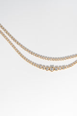 3ct Gravity Tennis Necklace - PRMAL