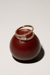 Frost Pear Inset Ring - PRMAL
