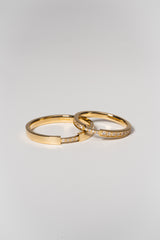 Silfra Pave Band Ring - PRMAL