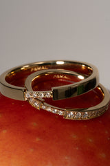Silfra Pave Band Ring - PRMAL