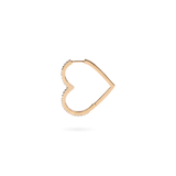 Heart Hoop Earring L - PRMAL