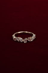 Pear Half Eternity Ring - PRMAL