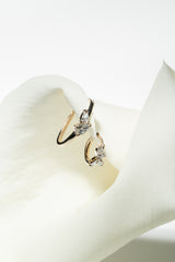 Duo Pear Bar Ear Cuff - PRMAL