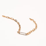 Pave Clip Link Bracelet - PRMAL