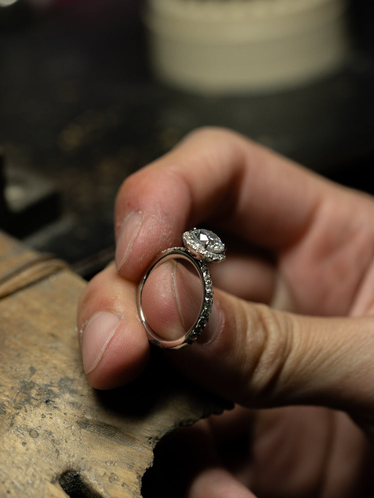 Jewelry materials in the atelier