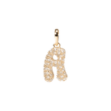 Pave Dome Letter Charm - PRMAL