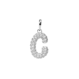 Pave Dome Letter Charm - PRMAL