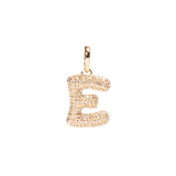 Pave Dome Letter Charm - PRMAL