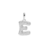 Pave Dome Letter Charm - PRMAL