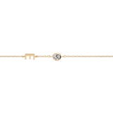 Letter Diamond Bracelet - PRMAL