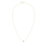 0.1ct Bezel Diamond Necklace - PRMAL