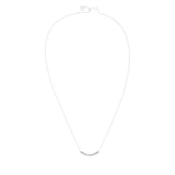 Pave Long Curve Necklace - PRMAL