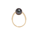 Black Pearl Oval Ring - PRMAL