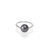 Black Pearl Oval Ring