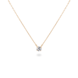 0.1ct Solitaire Diamond Necklace - PRMAL