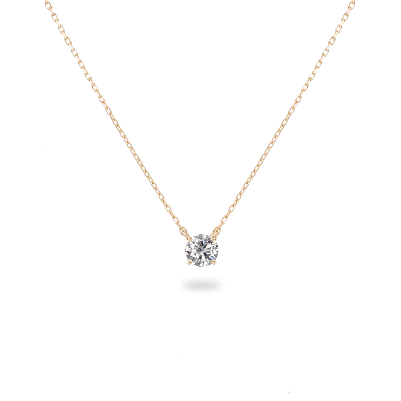 0.3ct Solitaire Diamond Necklace - PRMAL