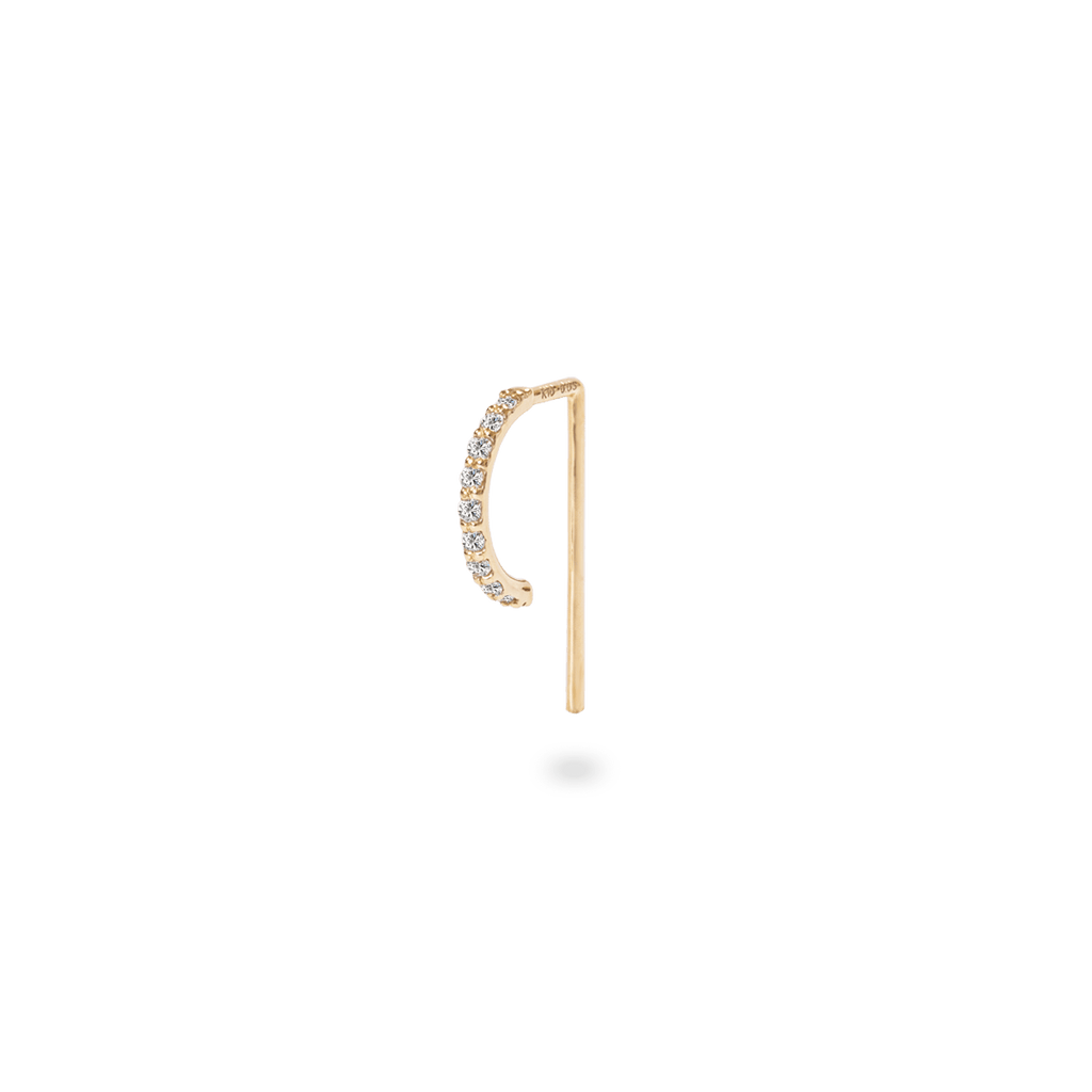 未使用品　PRMAL MULTI CURVE EARRING k10 片耳用 マルチカーブイヤリング - PRMAL (プライマル) 公式オンラインストア