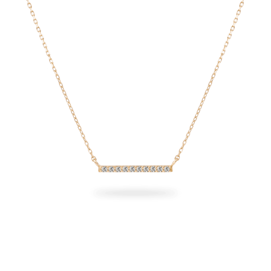 【感謝価格】 pave-line-necklace- アクセサリー