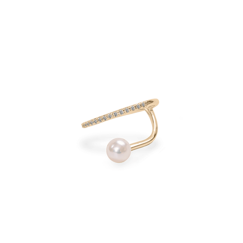 Peek Diamond Ring [Pearl] - PRMAL