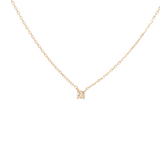 0.1ct Solitaire Diamond Necklace - PRMAL