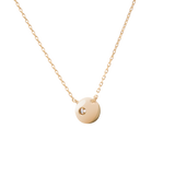 0.3ct Bezel Diamond Necklace - PRMAL