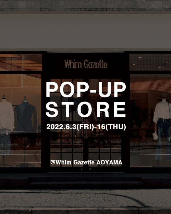 PRMAL pop-up store opens at Whim Gazette AOYAMA Jun.3-16 - PRMAL